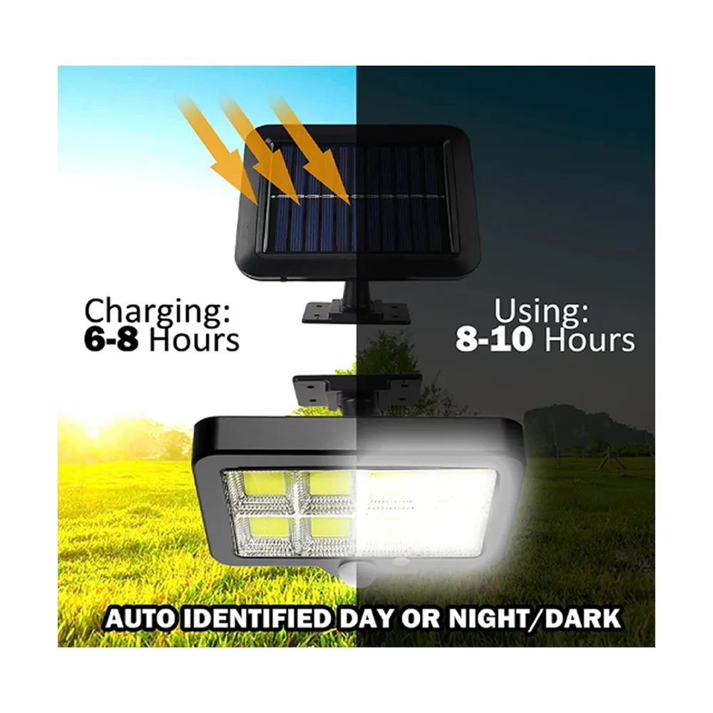 120 Cob As-50366 Solar Wall Lamp With Automatic Charging-As-50366