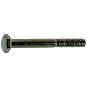 1/4"-20 x 2-1/4" Black Chrome Hex Cap Screws (4 pcs.)