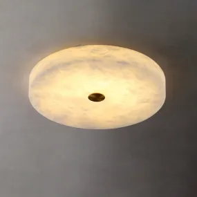 16/20/24 Inch Round Small Modern Flush Mounted Alabaster Lighting