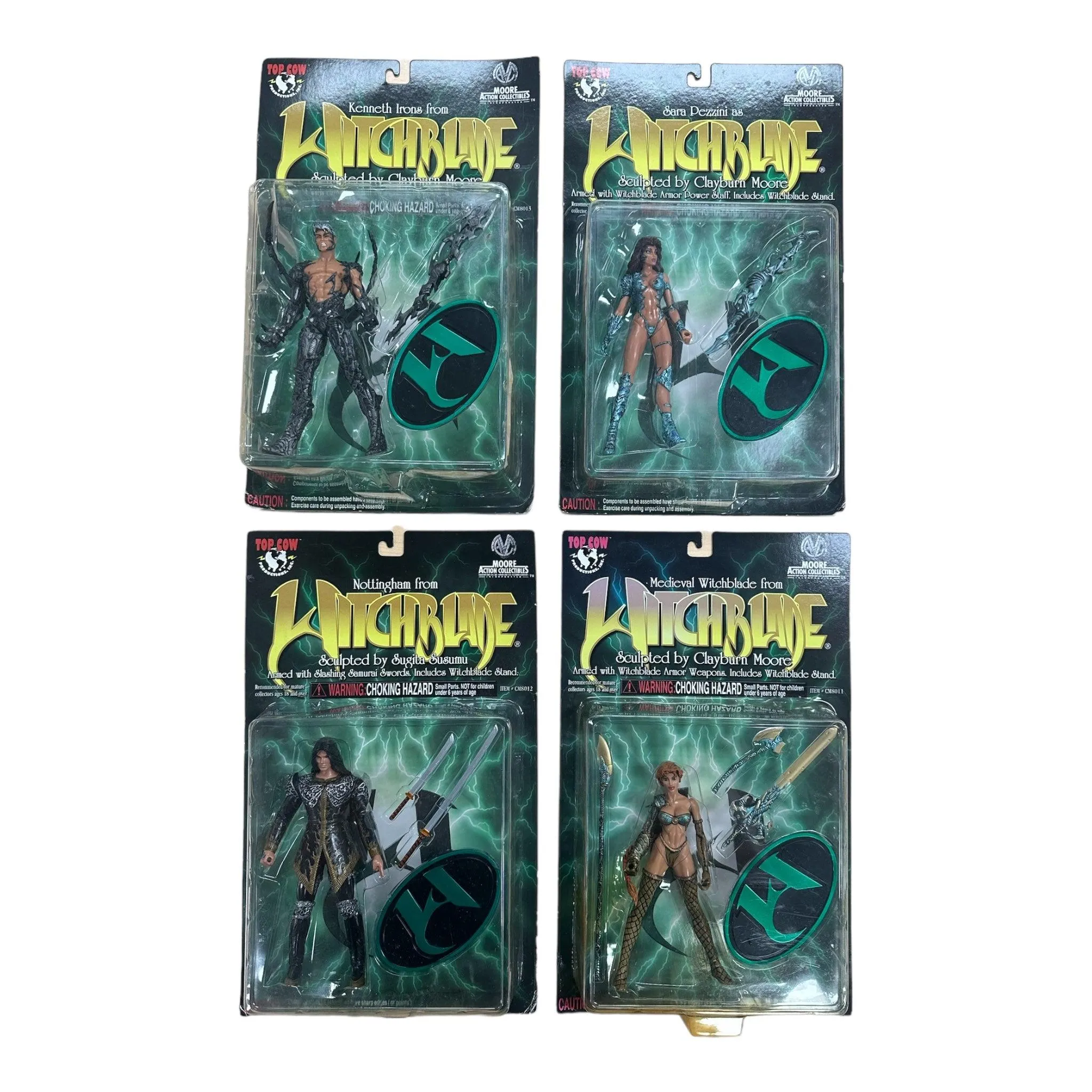 1998 MOORE WITCHBLADE SERIES 1 AF - SET OF 4