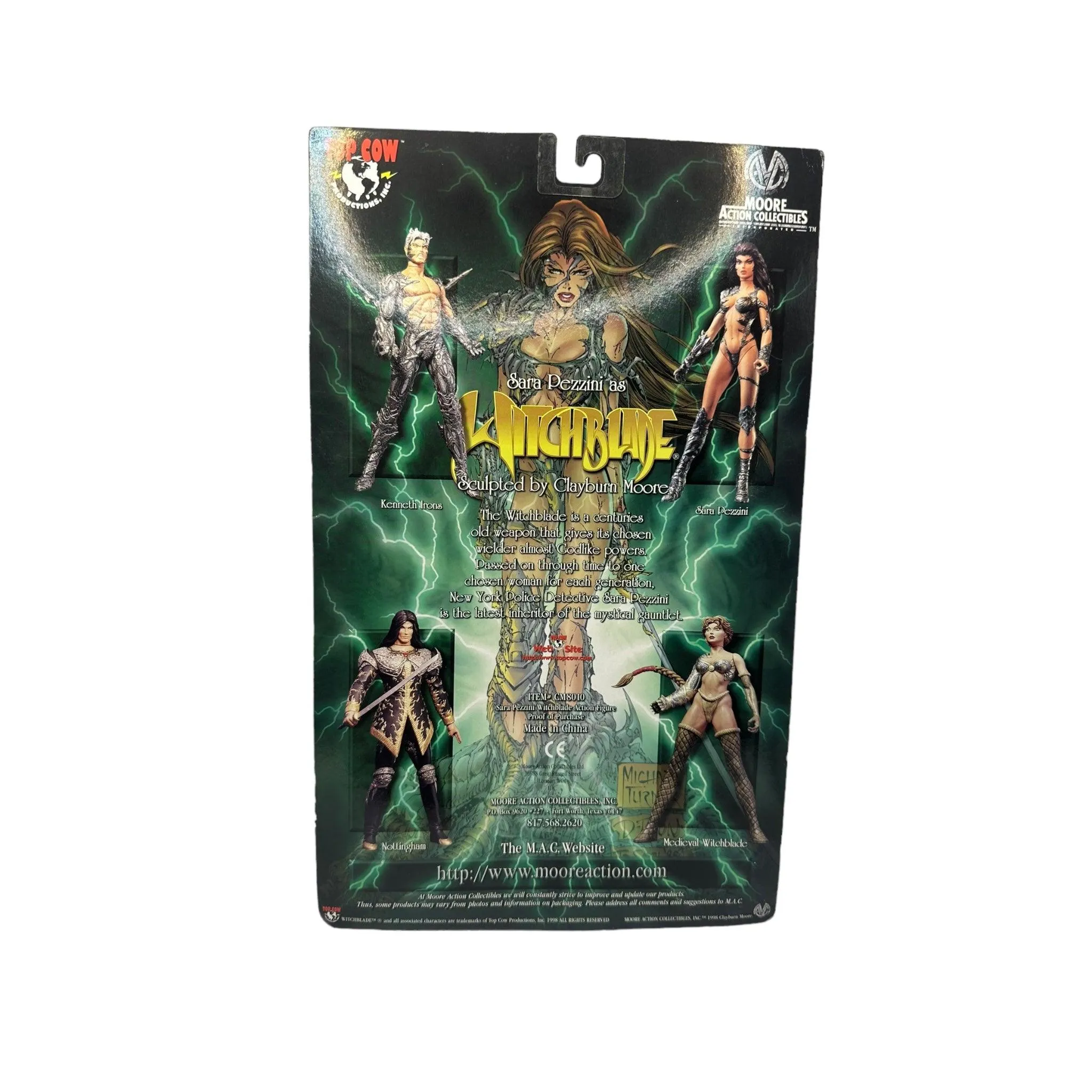 1998 MOORE WITCHBLADE SERIES 1 AF - SET OF 4