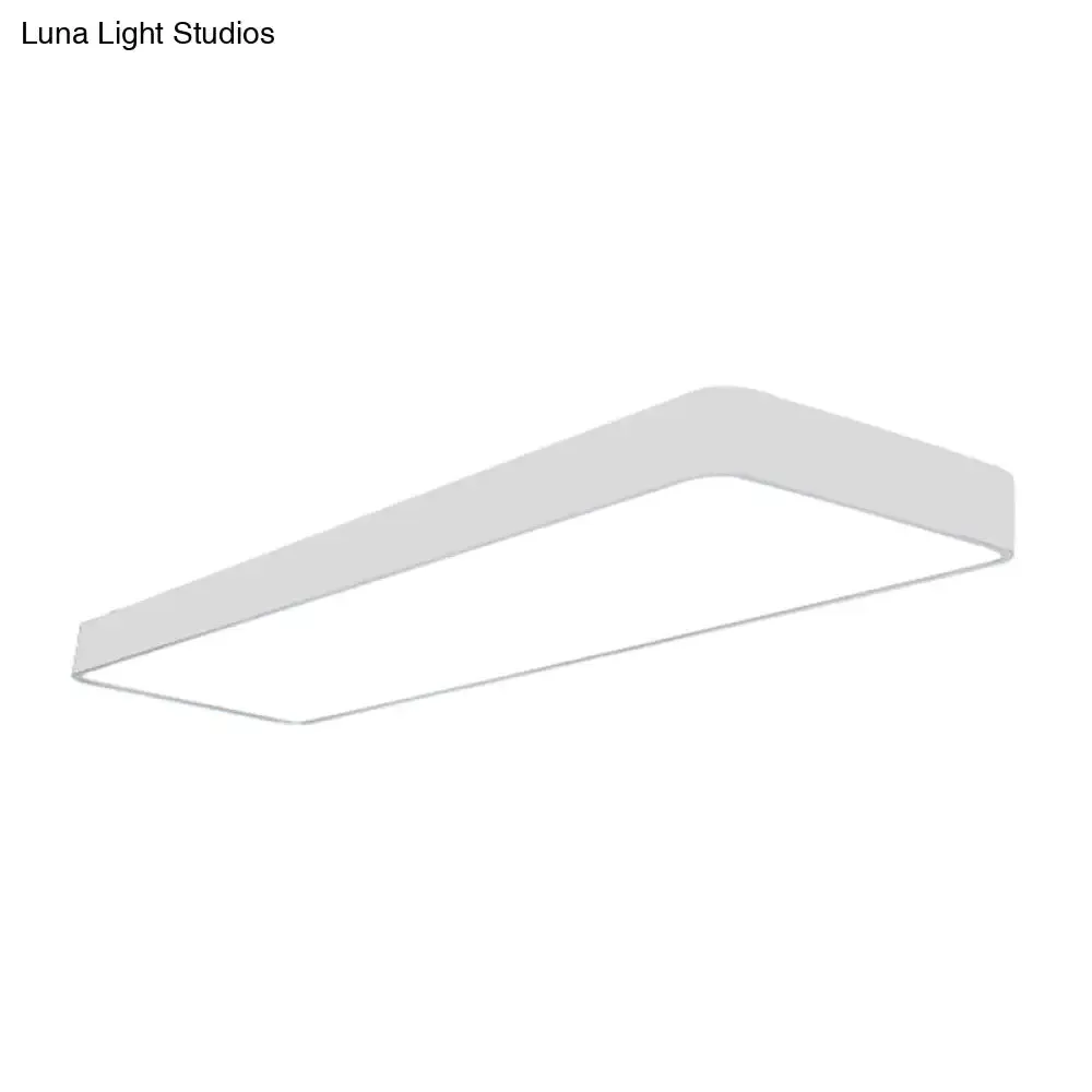 23.5" Wide Metal LED Ceiling Lamp with Acrylic Diffuser - Flush Mount