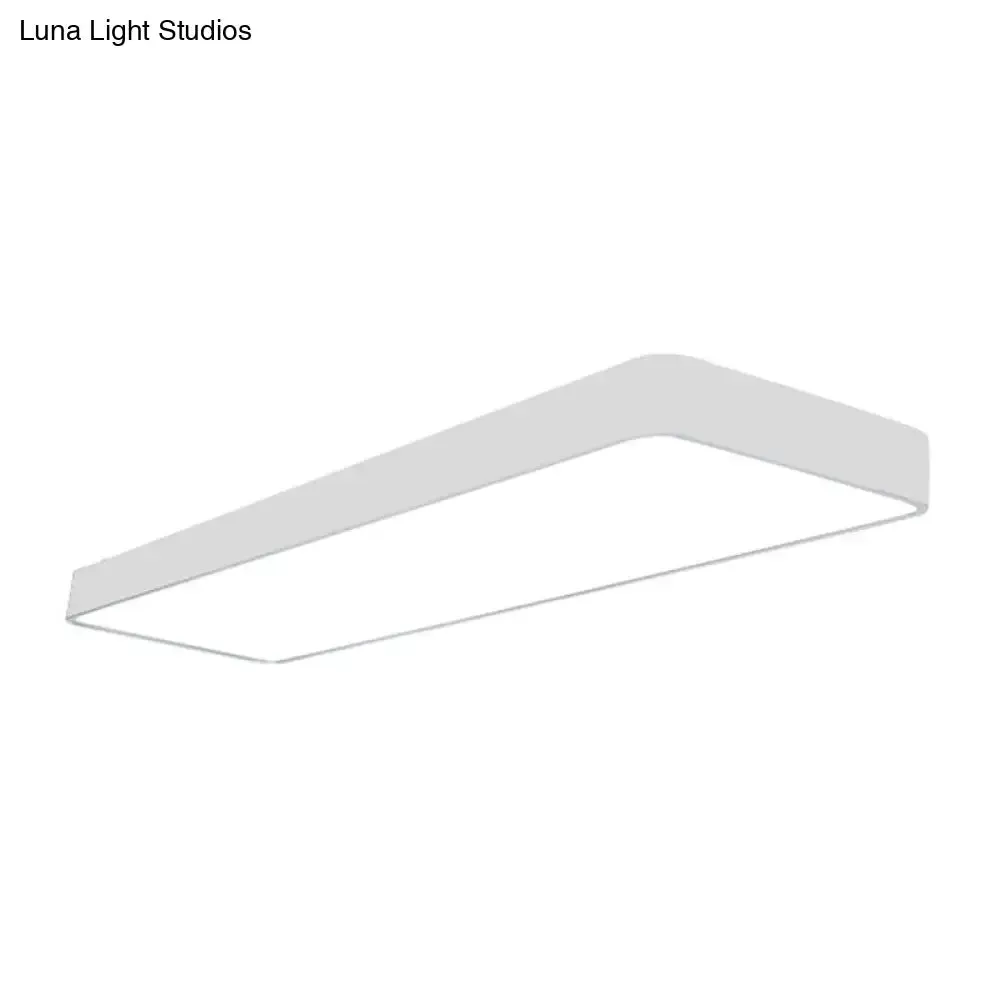 23.5" Wide Metal LED Ceiling Lamp with Acrylic Diffuser - Flush Mount