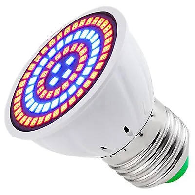 2Pcs 48 LEDs E14 LED Grow Light Bulb For Indoor Plants - Full Spectrum Lamp Garden Decorate AZ22618