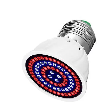 2Pcs 48 LEDs E14 LED Grow Light Bulb For Indoor Plants - Full Spectrum Lamp Garden Decorate AZ22618