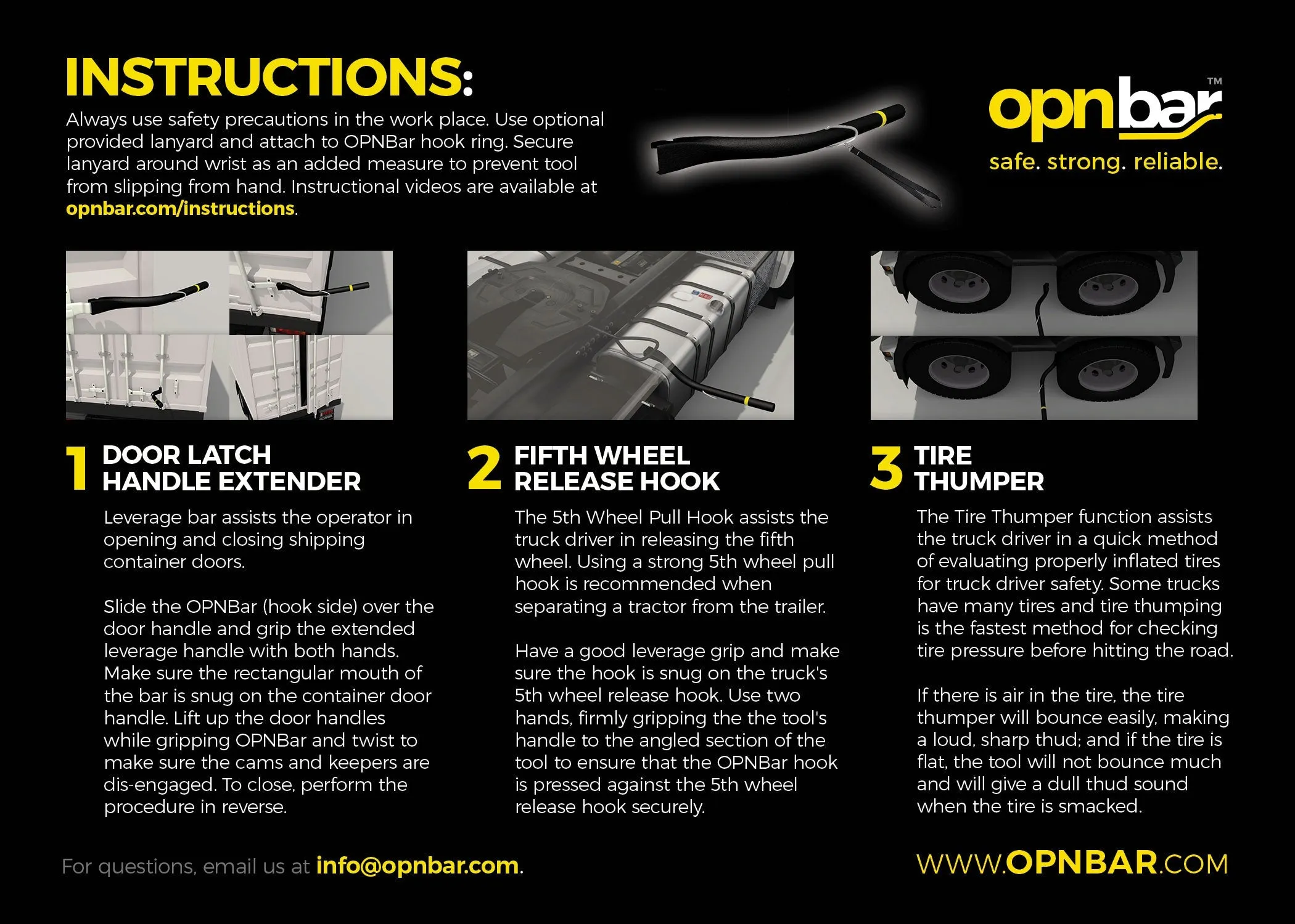 5th Wheel Release Hook, Pin Puller - and More - by OPNBar