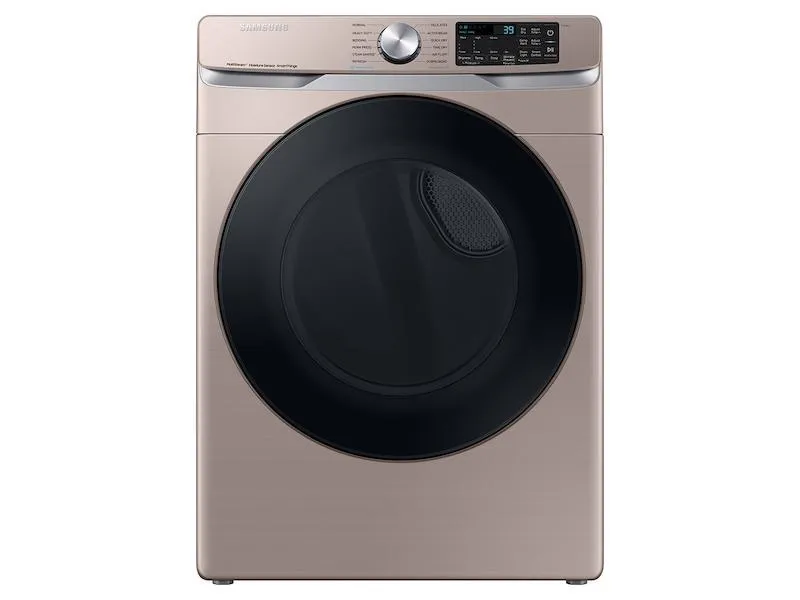 7.5 cu. ft. Smart Electric Dryer with Steam Sanitize  in Champagne - (DVE45B6300C)