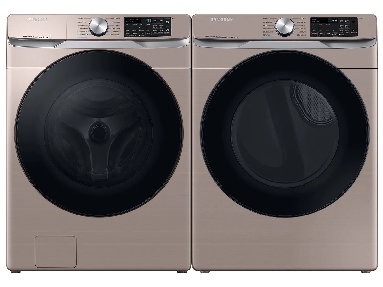 7.5 cu. ft. Smart Electric Dryer with Steam Sanitize  in Champagne - (DVE45B6300C)