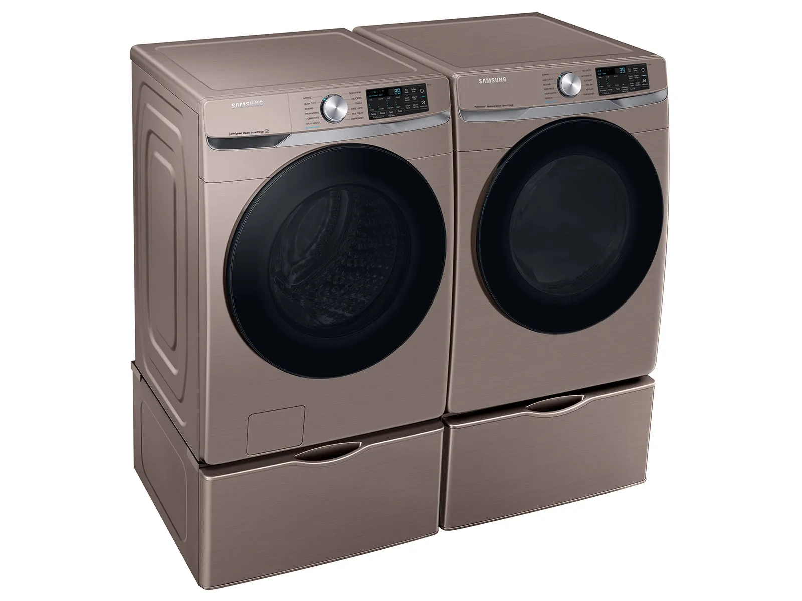 7.5 cu. ft. Smart Electric Dryer with Steam Sanitize  in Champagne - (DVE45B6300C)