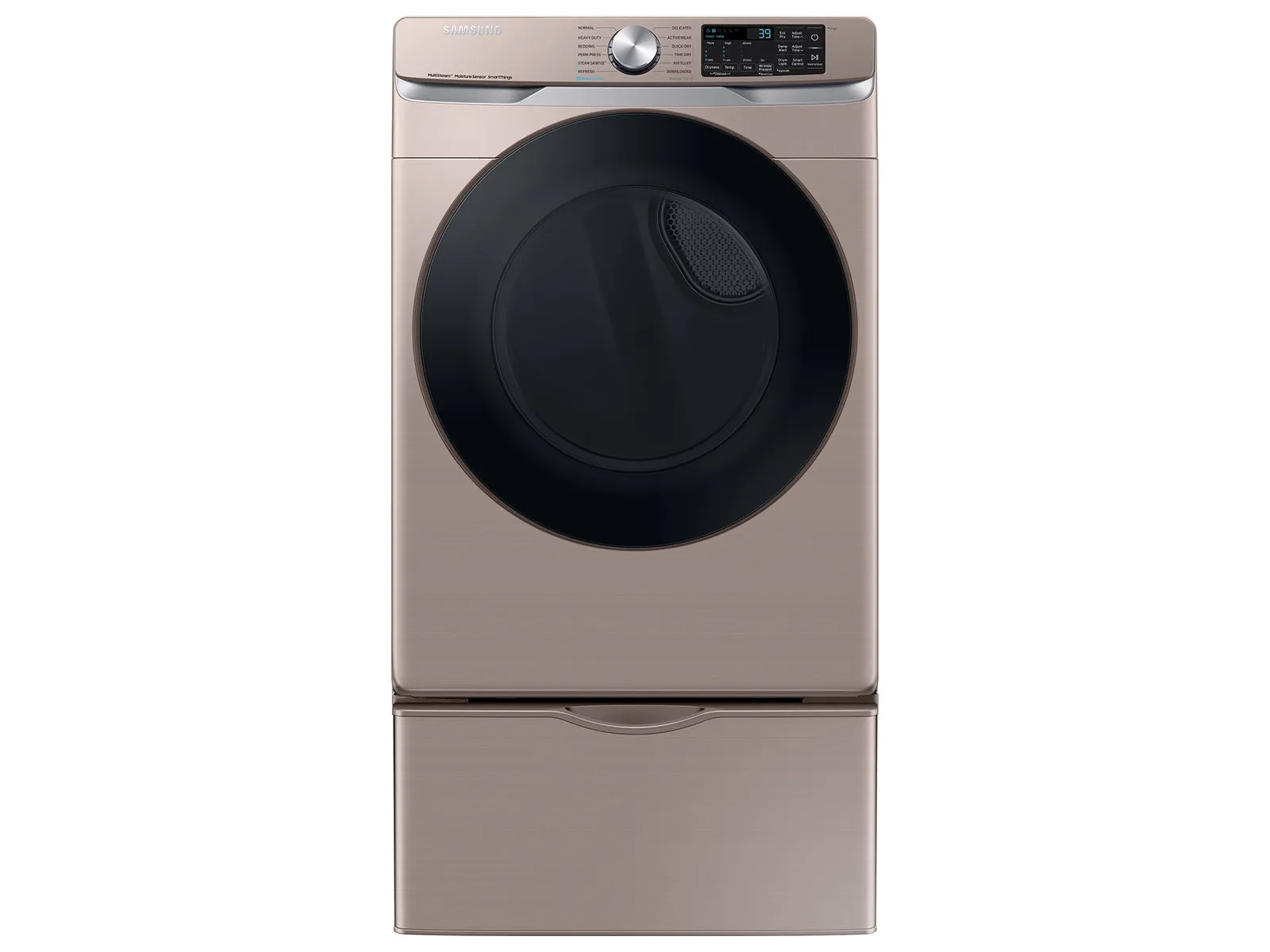 7.5 cu. ft. Smart Electric Dryer with Steam Sanitize  in Champagne - (DVE45B6300C)