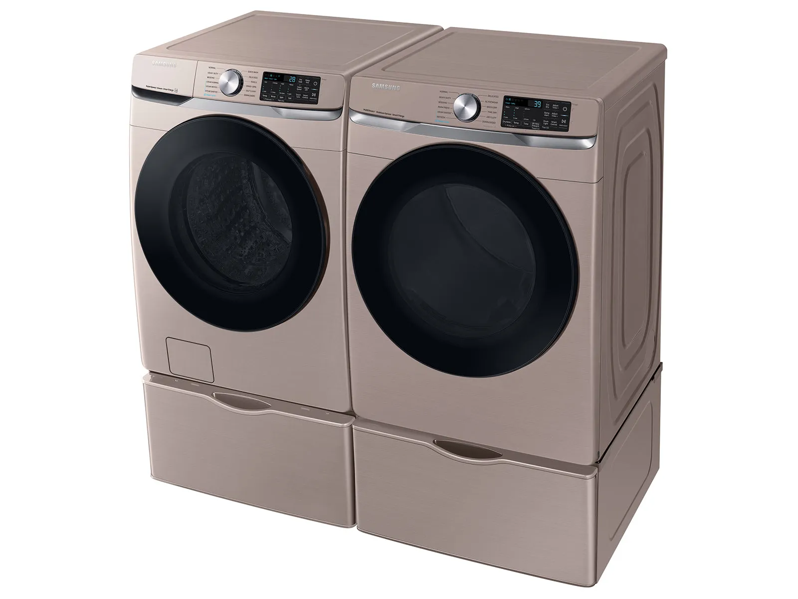 7.5 cu. ft. Smart Electric Dryer with Steam Sanitize  in Champagne - (DVE45B6300C)