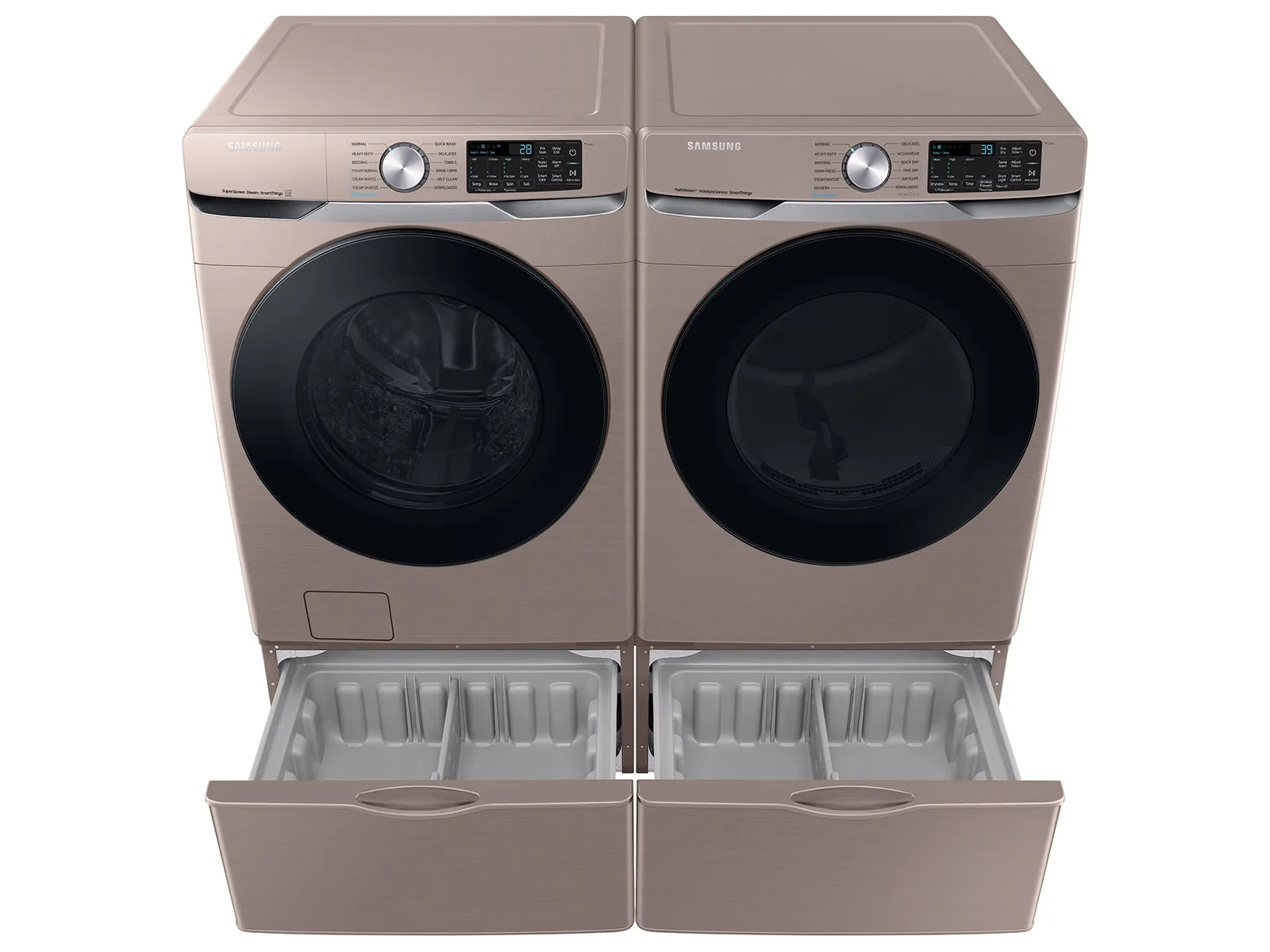 7.5 cu. ft. Smart Electric Dryer with Steam Sanitize  in Champagne - (DVE45B6300C)