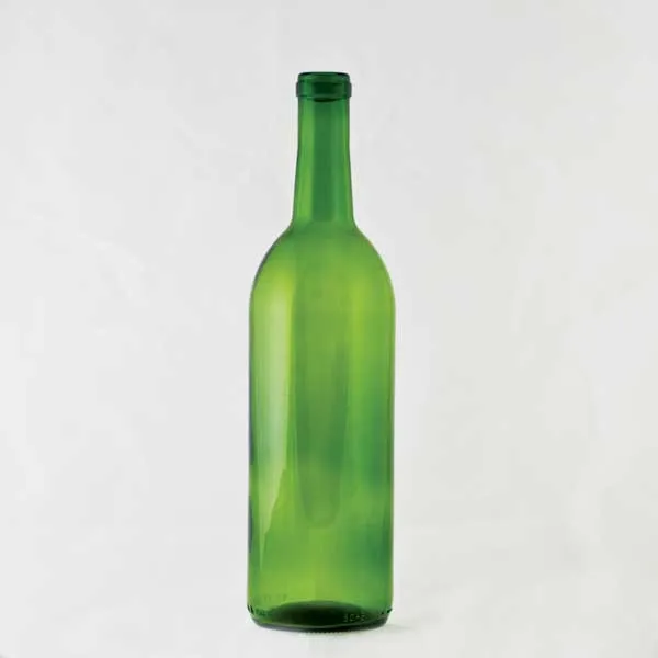 750 ml Green Claret/Bordeaux Wine Bottles, 12 per case