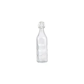 8.5 x 32cm 1L Multi-Functional Transparent Water Bottle with Lockable Lid 1966-02