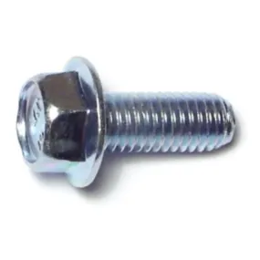 8mm-1.25 x 20mm Zinc Plated Class 10.9 Steel Coarse Thread JIS Hex Washer Head Flange Bolts