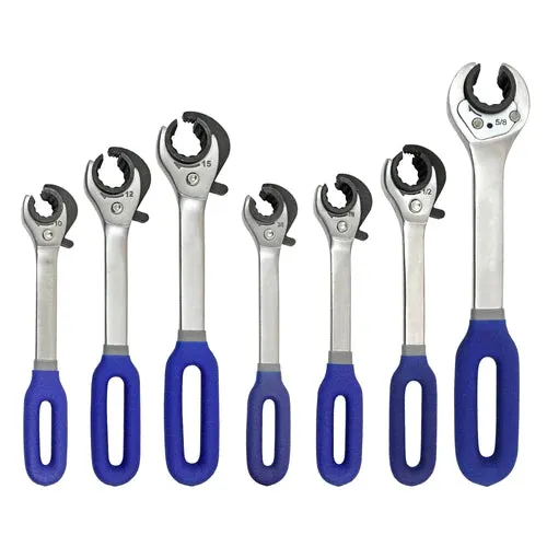 AGS RLW-KIT AGS Ratcheting Line Wrench Kit (SAE & Metric)