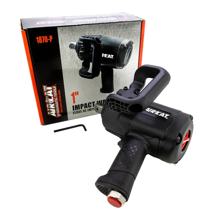 AirCat 1870-P - 1" Low Weight Pistol Grip Impact Wrench