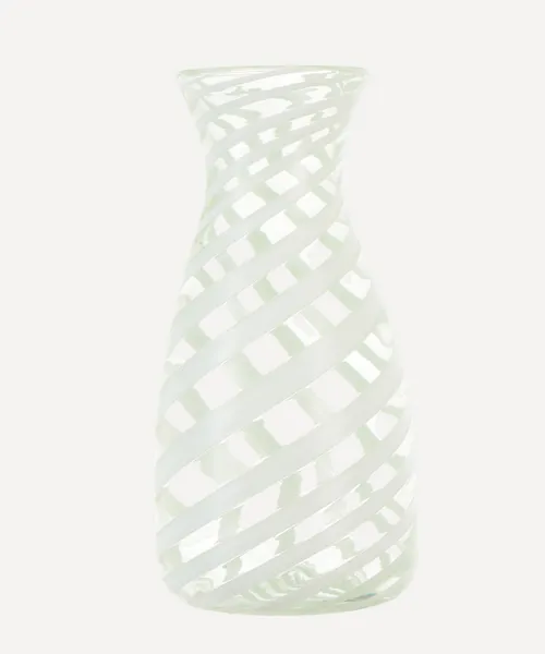 Alicia Murano Glass Carafe, White