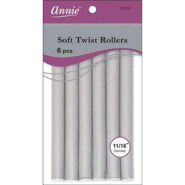 Annie Soft Twist Rollers 11/16" #1204