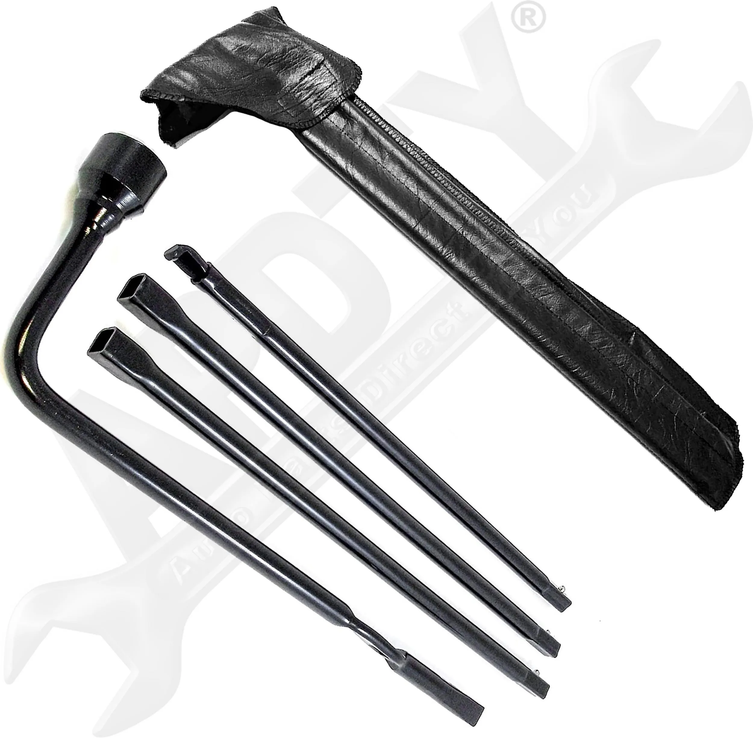 APDTY 140137 Spare Tire Jack Handle, Lug Wrench