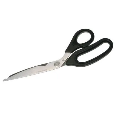 Apex Tool Group Shop Shears, 10 in, Blunt Point, Black, W912