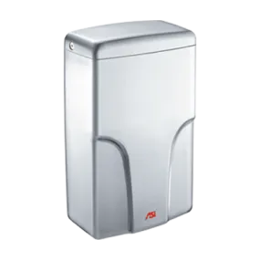 ASI® 0196-1-93 TURBO-Pro™ Hand Dryer -Satin Stainless Steel Cover High Speed HEPA Automatic Surface-Mounted ADA Compliant 120V