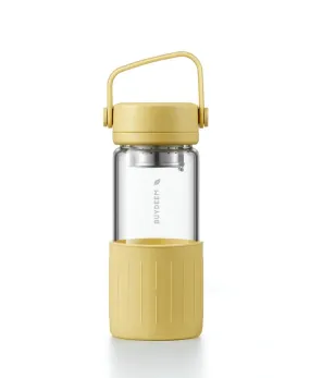 Bd61003 Buydeem Bottle With Tea Bracket 350Ml (Yellow)