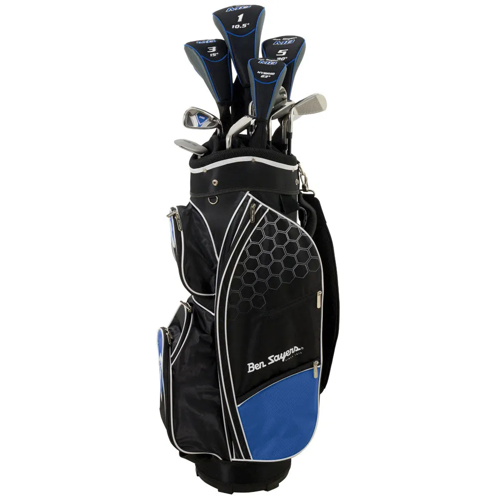 Ben Sayers M8 13-Piece Cart Bag Package Set - Blue - Steel ( 1")