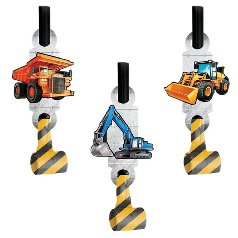 Big Dig Construction Blowouts - 8 Pkt