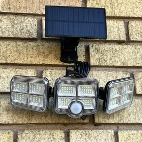 BigM 122 LED adjustable solar security motion sensor light for outdoor