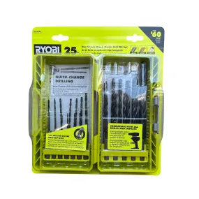 Black Oxide Hex Shank Drill Bit Set (25-Piece)