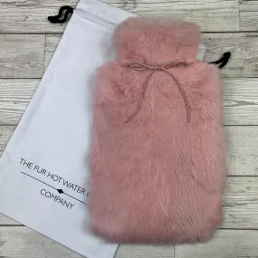 Blossom Pink Luxury Hot Water Bottle - Large - Luxury Fur Hot Water Bottle