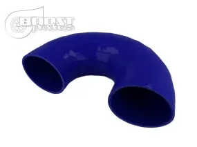 BOOST Products Silicone Elbow 180 Degrees, 45mm (1-3/4") ID, Blue