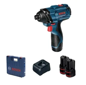 Bosch Professional | Cordless Impact Driver/Wrench GDR 120 LI 2 X 2,0Ah Batteries Charger