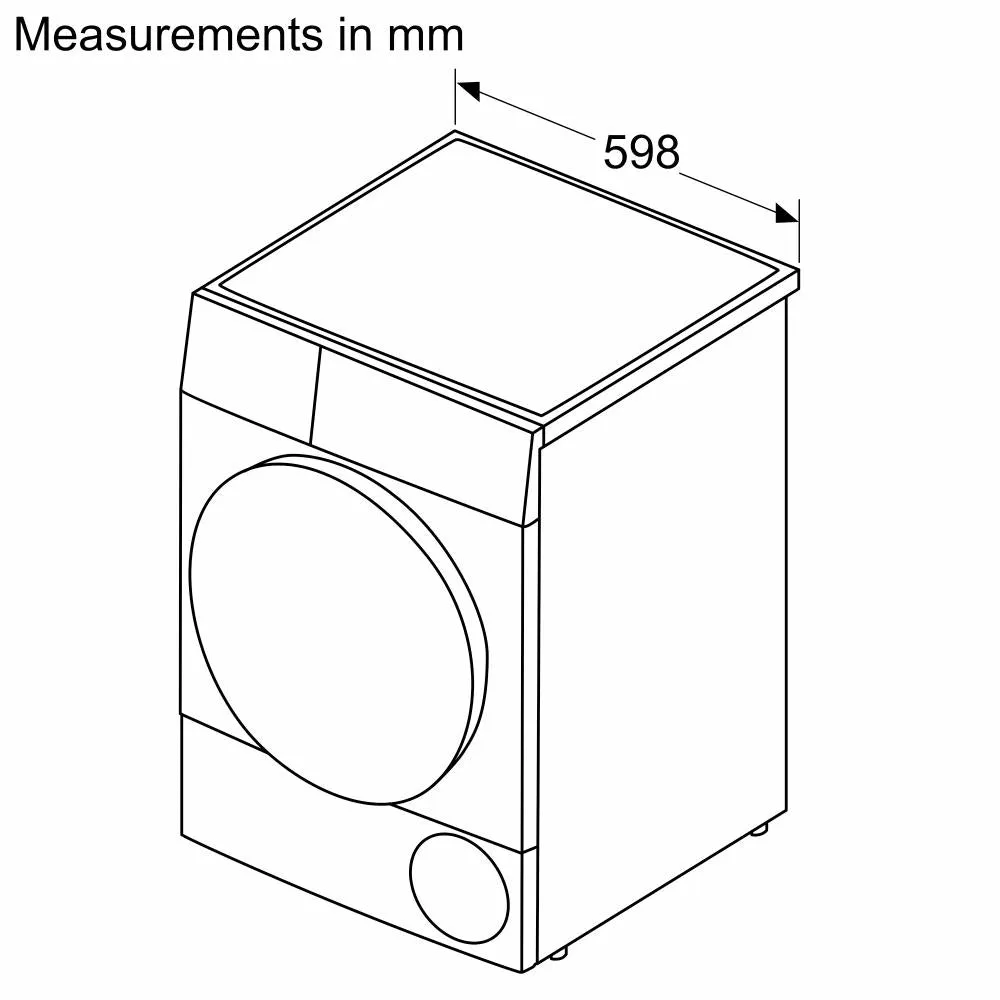 Bosch Series 4 Freestanding Heat Pump Tumble Dryer 9kg