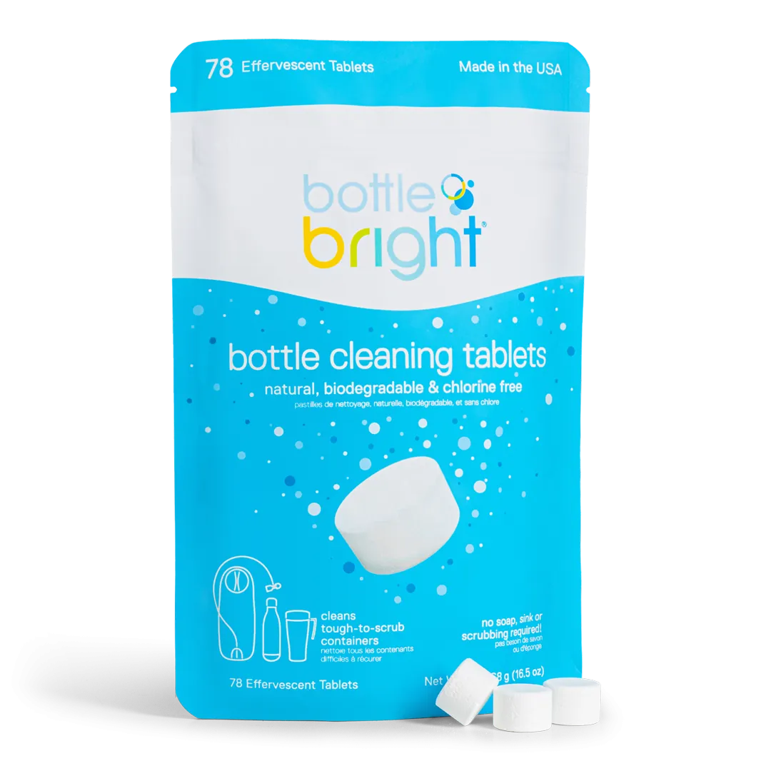 BOTTLE BRIGHT WATER BOTTLE CLEANING TABLETS