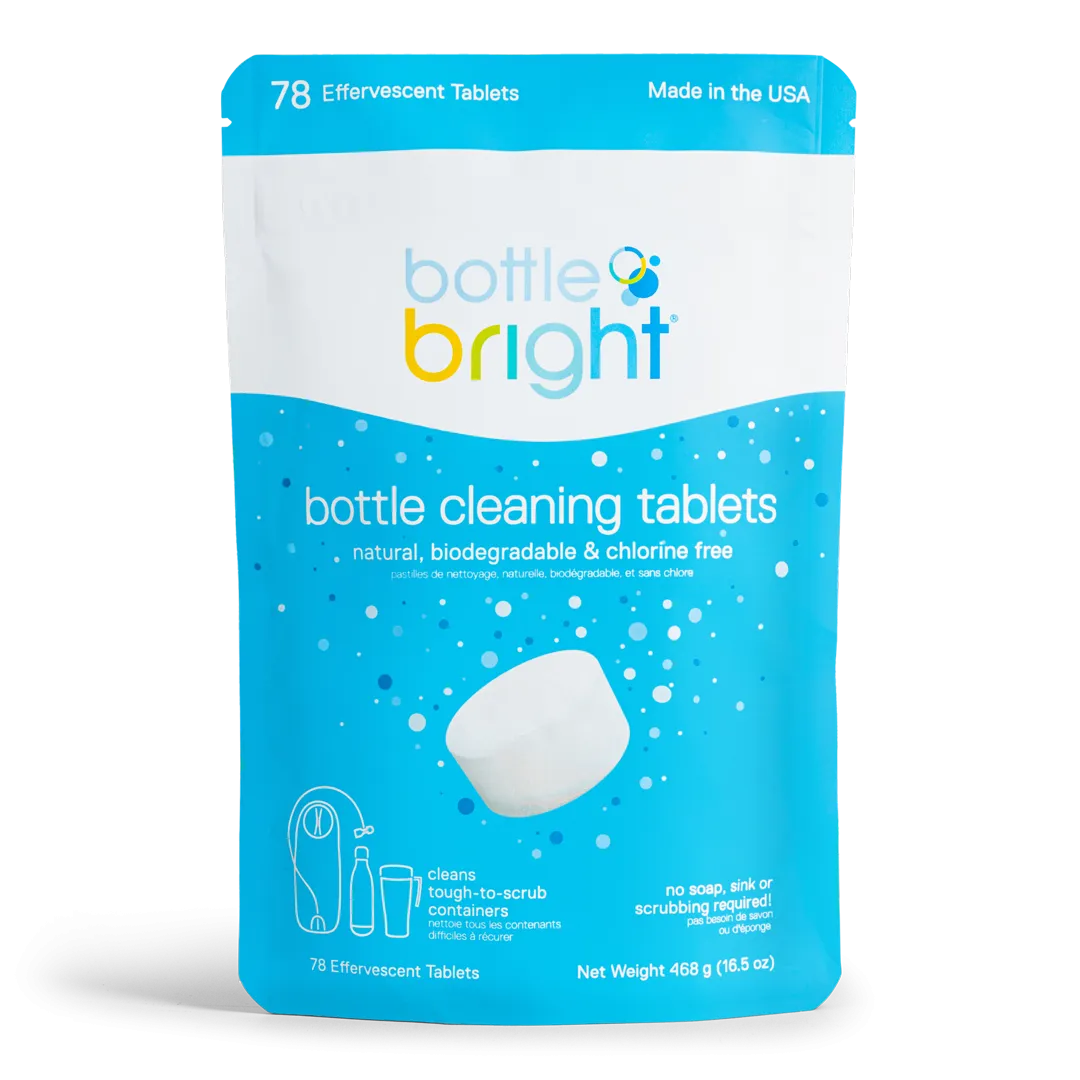 BOTTLE BRIGHT WATER BOTTLE CLEANING TABLETS