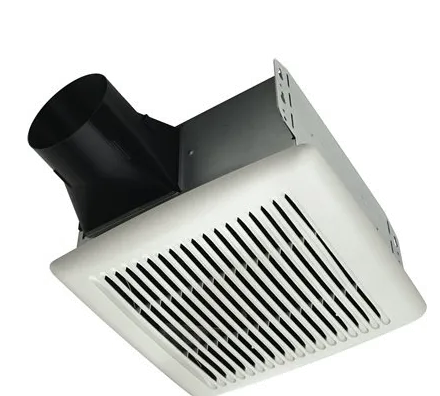 Broan® Invent™ Single-Speed Bathroom Exhaust Fan, 110 Cfm, 1.3 Sones, 11-3/8 X 12 In., White