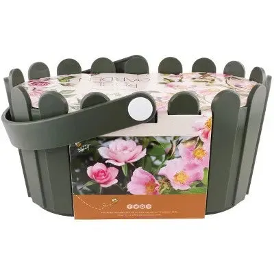 Buzzy Seeds Rose Garden Basket