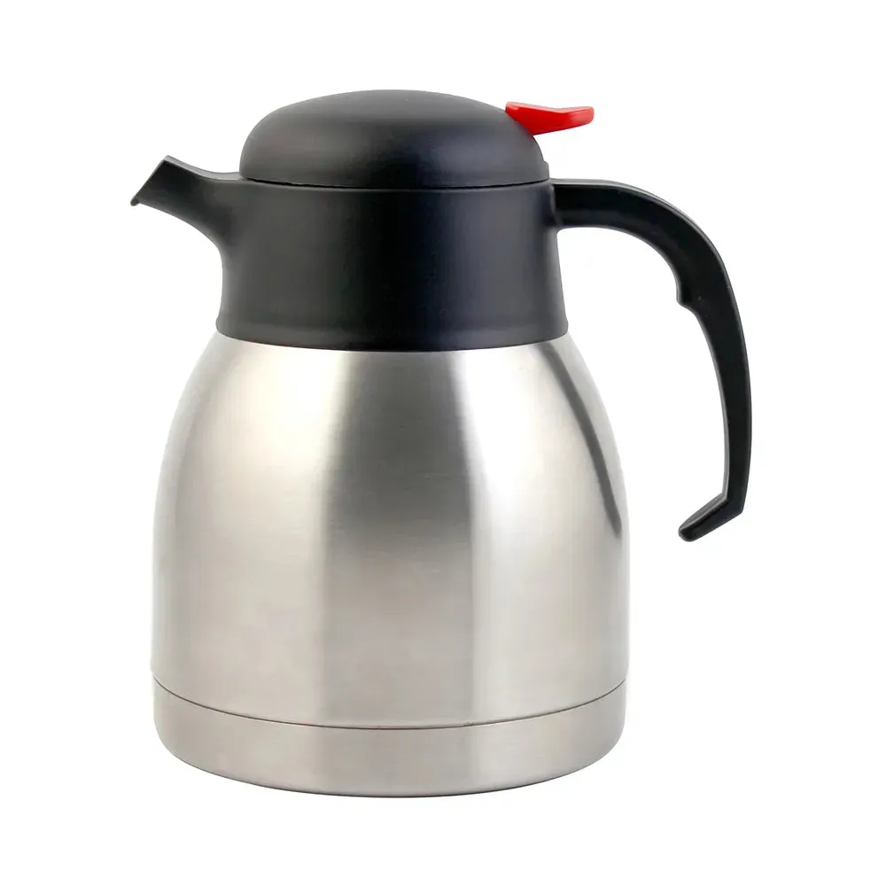 CAC China SSCF-12 Carafe SS Lined Thumb Lever 1.2L /Each