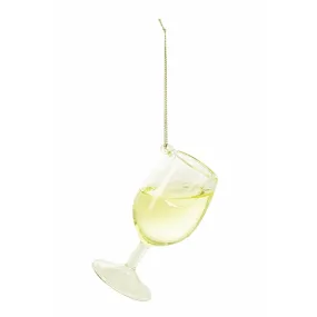 Cheer Donnay Wine Glass Ornament