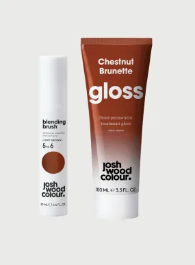 Colour Extender Kit: Brown Blending Brush and Chestnut Gloss