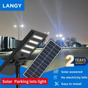 Commerical Solar Power LED Parking Lot Light - 2 Years Warranty