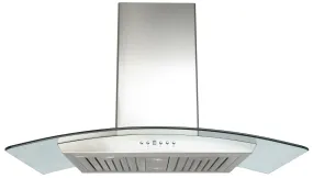 Cyclone - 29.5 Inch 300 CFM Wall Mount and Chimney Range Vent in Stainless - SCB30130