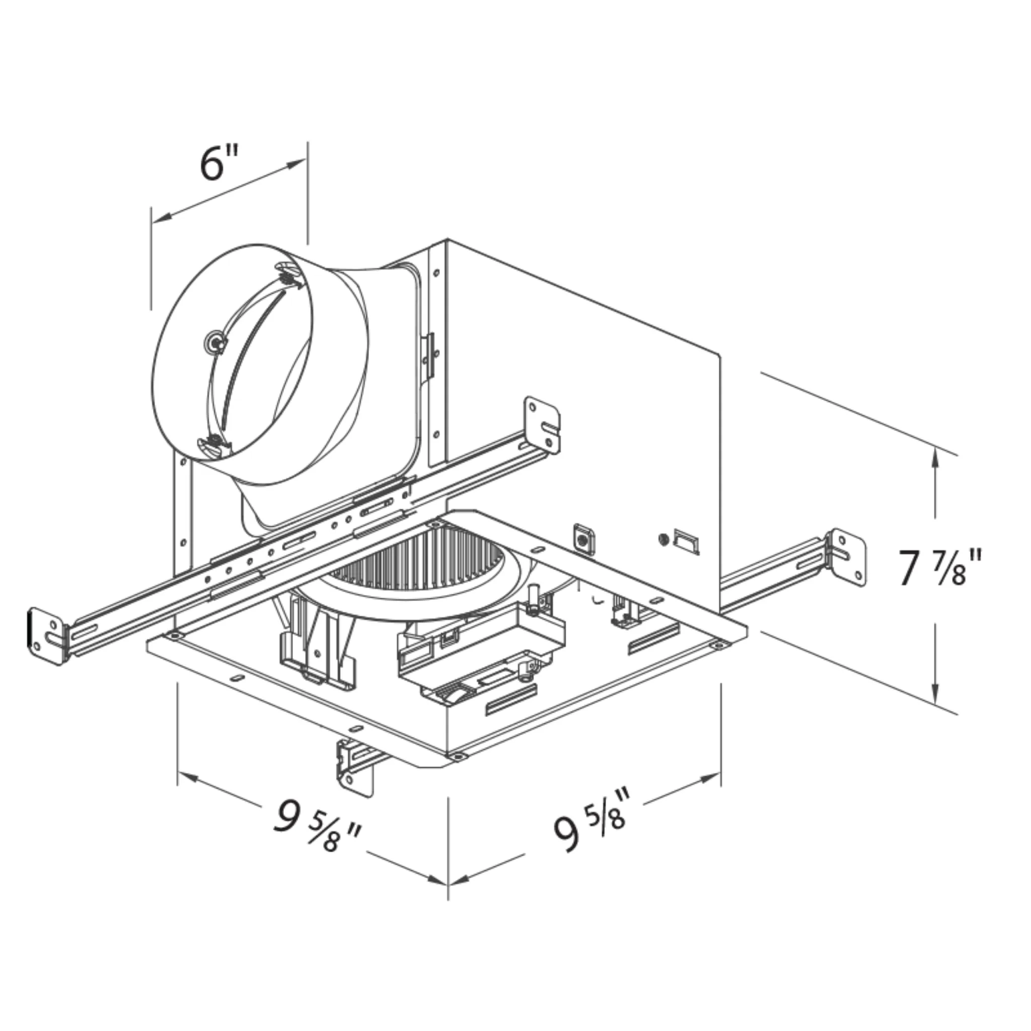 Delta BreezSignature - SIG80-110H - 80/110 CFM Exhaust Fan with Humidity Sensor