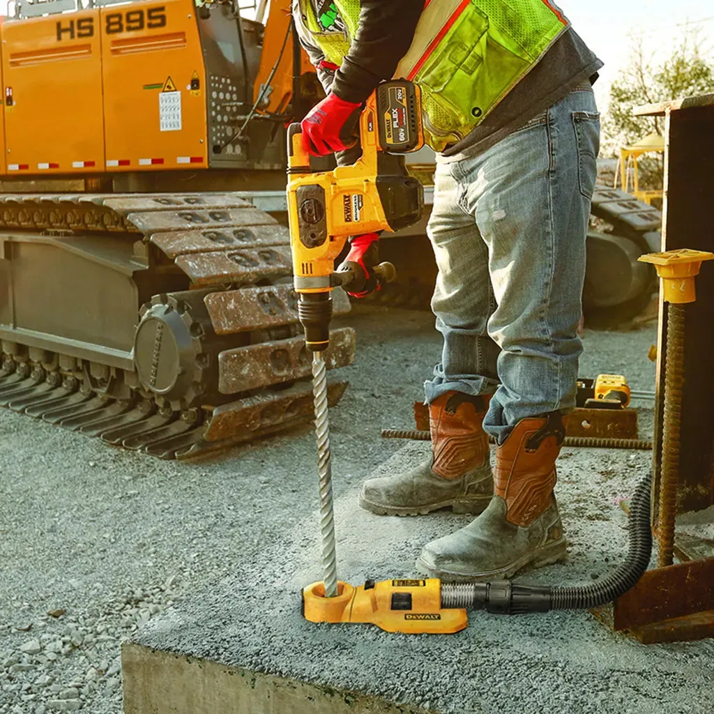 DeWalt Large Hammer Drilling Dust Extraction - Hole Cleaning