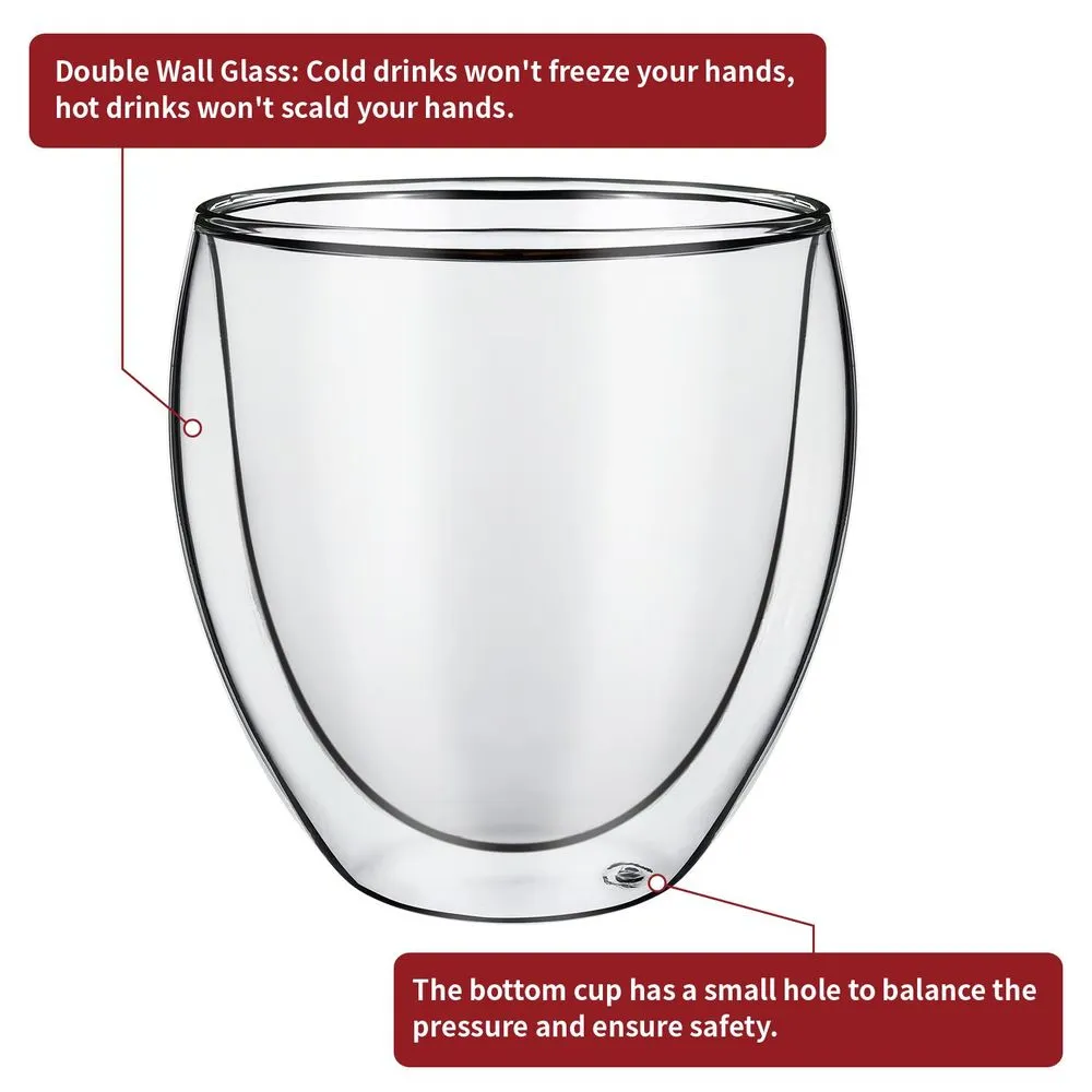 Double Wall Glasses Cava Barware