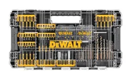 Drill Bit Set - DeWALT® 100-Piece FLEX TORQ Drill/Driver Bit Set, DWANGFT100SETC