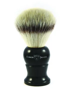 Edwin Jagger - 1EJ286SYNST English Shaving Brush, Imitation Ebony with Synthetic Silver Tip Fiber, Medium