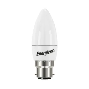 Energizer 4.9W B22 LED Candle Bulb - 470lm - 2700K